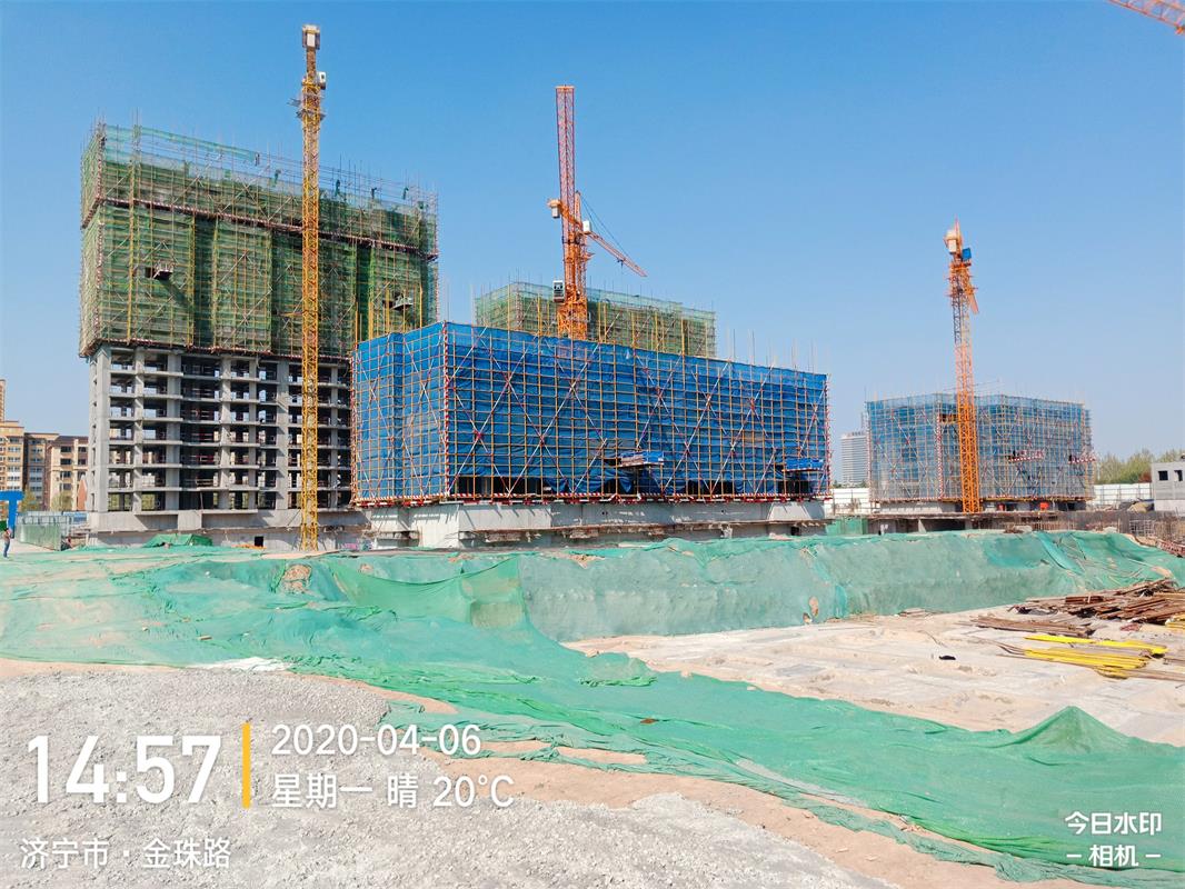 济宁金乡桂花园北区项目施工进度图(图3)